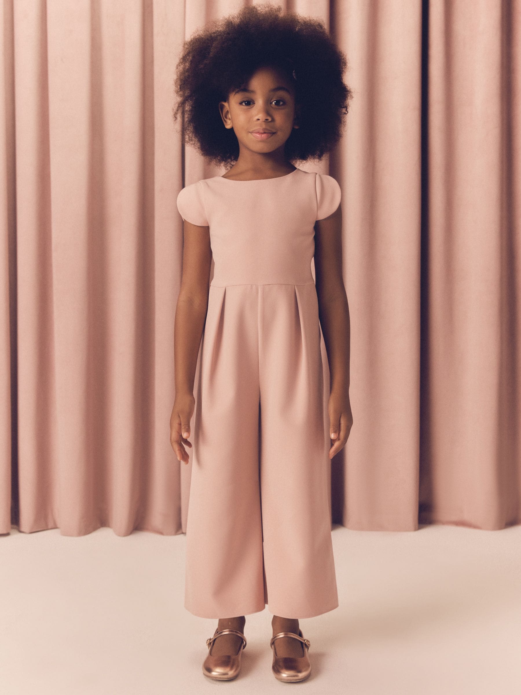 Roze - Gelegenheidsjumpsuit (3-16jr)