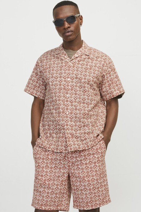 Jack & Jones bruine heren overhemd