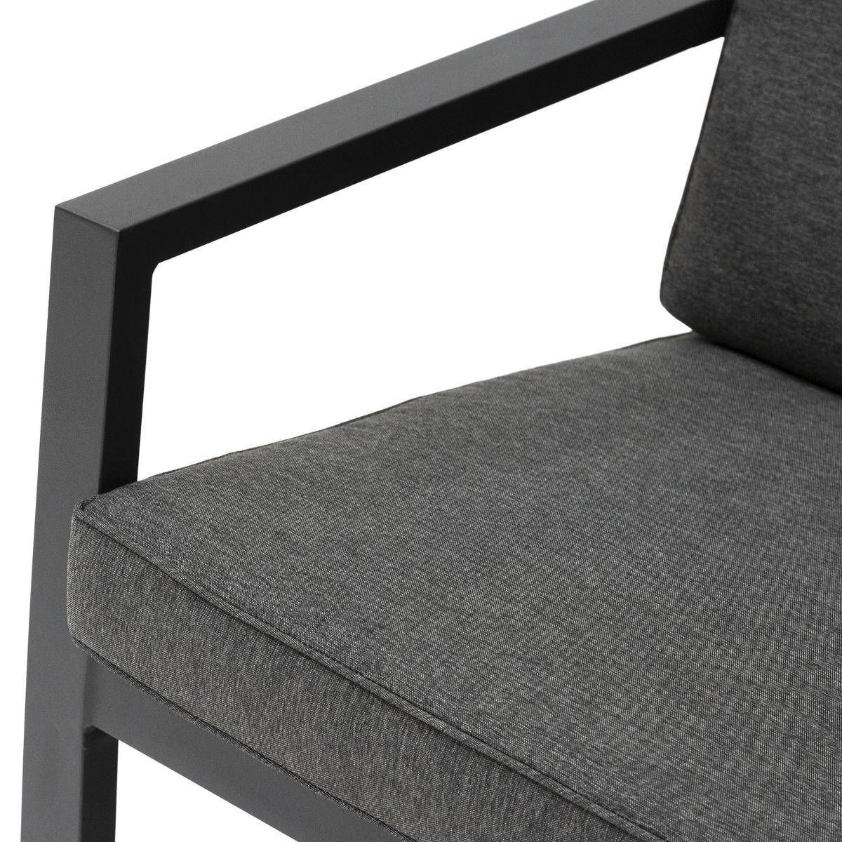FAUTEUIL SALON PAVANE GRAPHITE