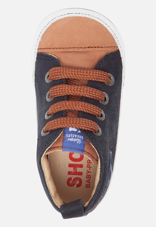 Shoesme Babyschoenen blauw Nubuck