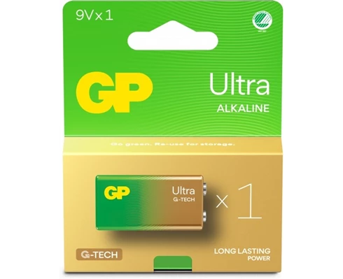 GP GP Ultra Alkaline 9V 1-p Svanemerket