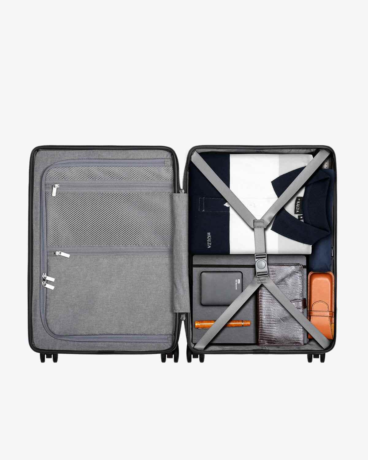 Mala de bordo profissional com compartimento para laptop de 20 polegadas.