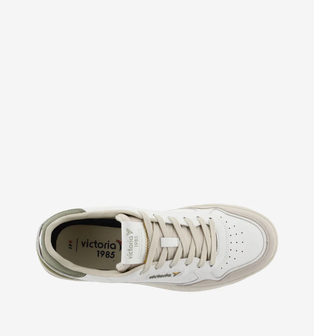 C80 - CLASSIC COLORS UNISEX Baskets rétro couleur unisexes KAKI