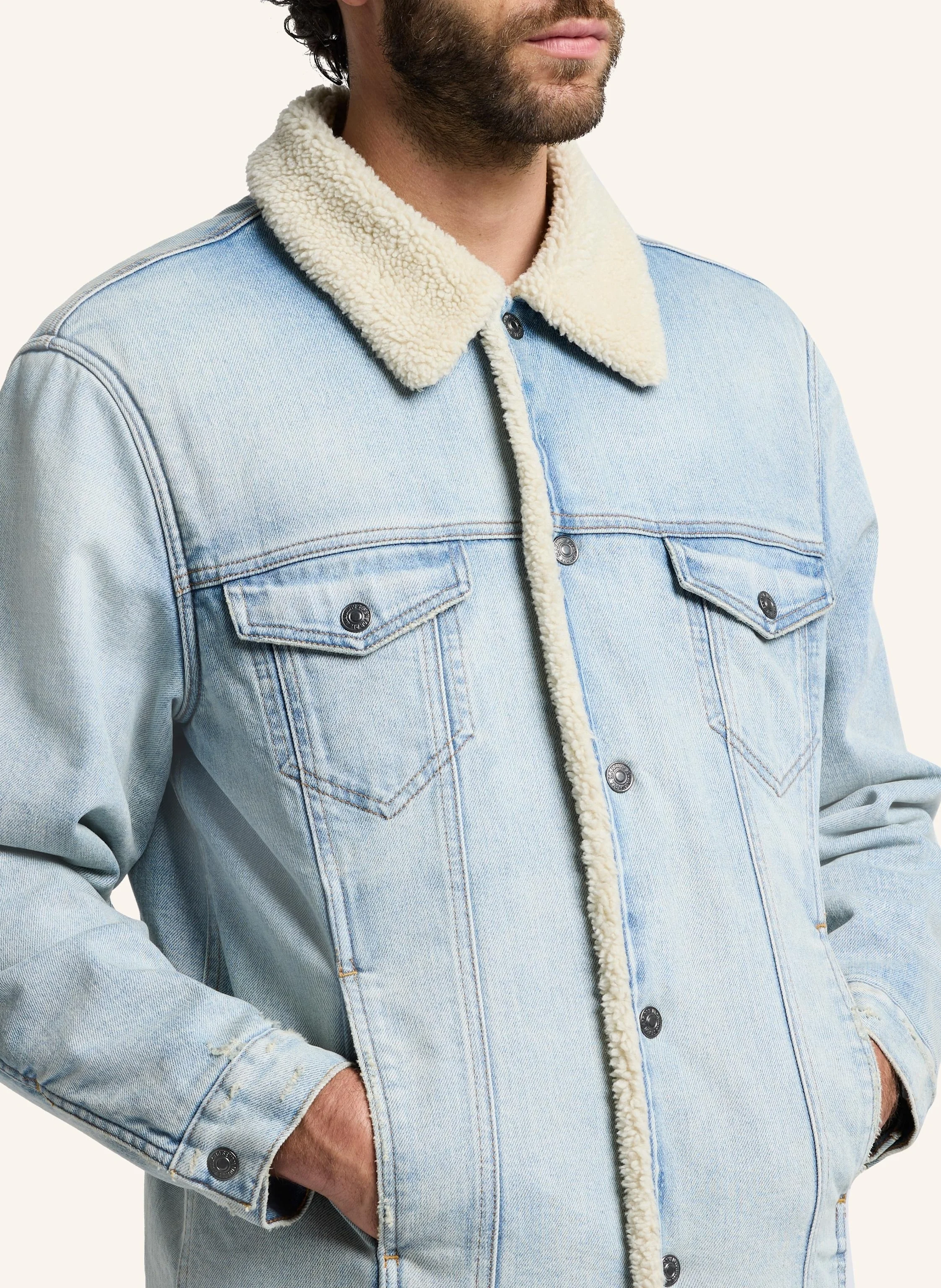 7 for all mankind Jacket SHERPA OVERSHIRT