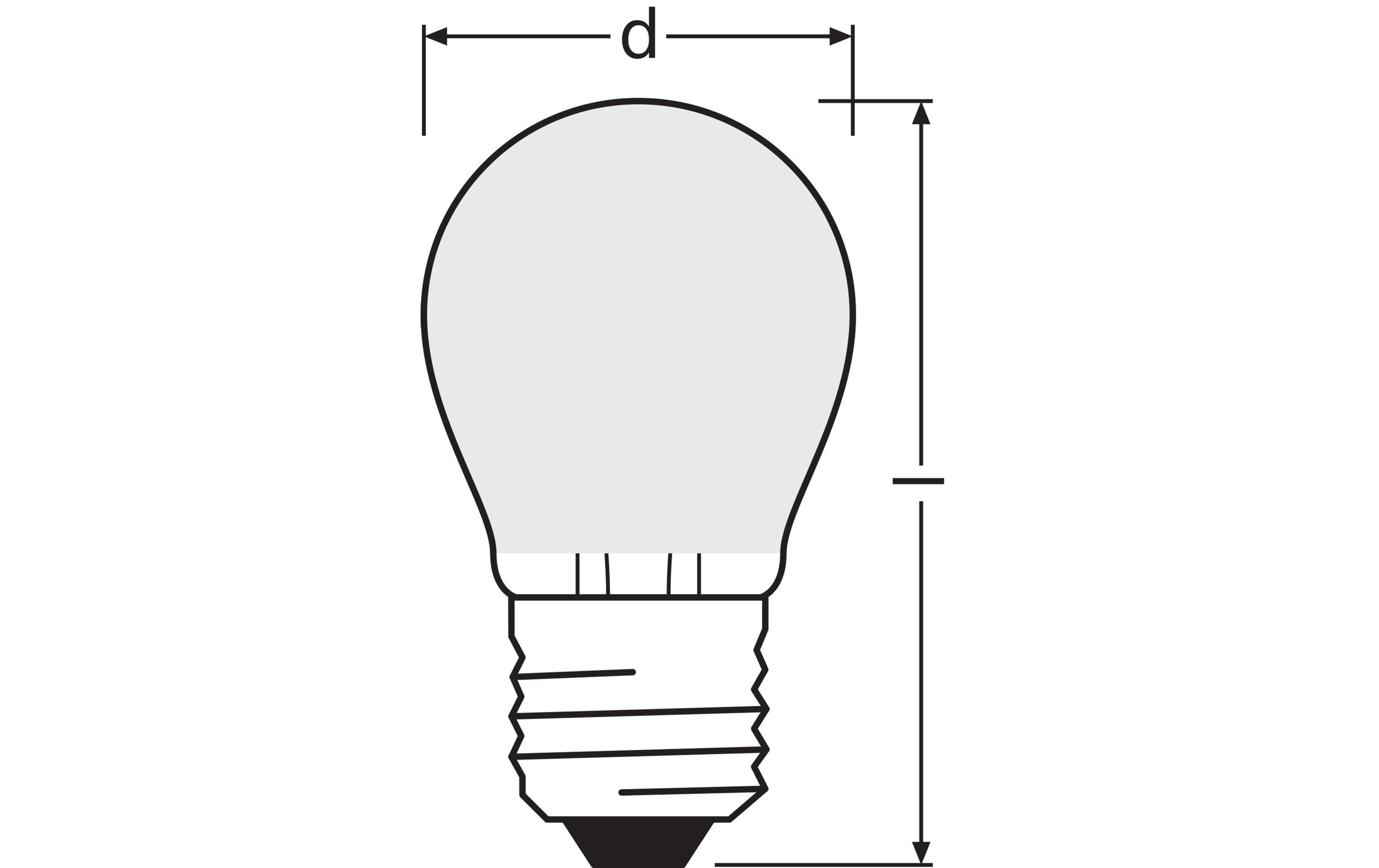 Lampe Star Retrofit, 5.5 W, E27 WarmweissLED-Lampe
