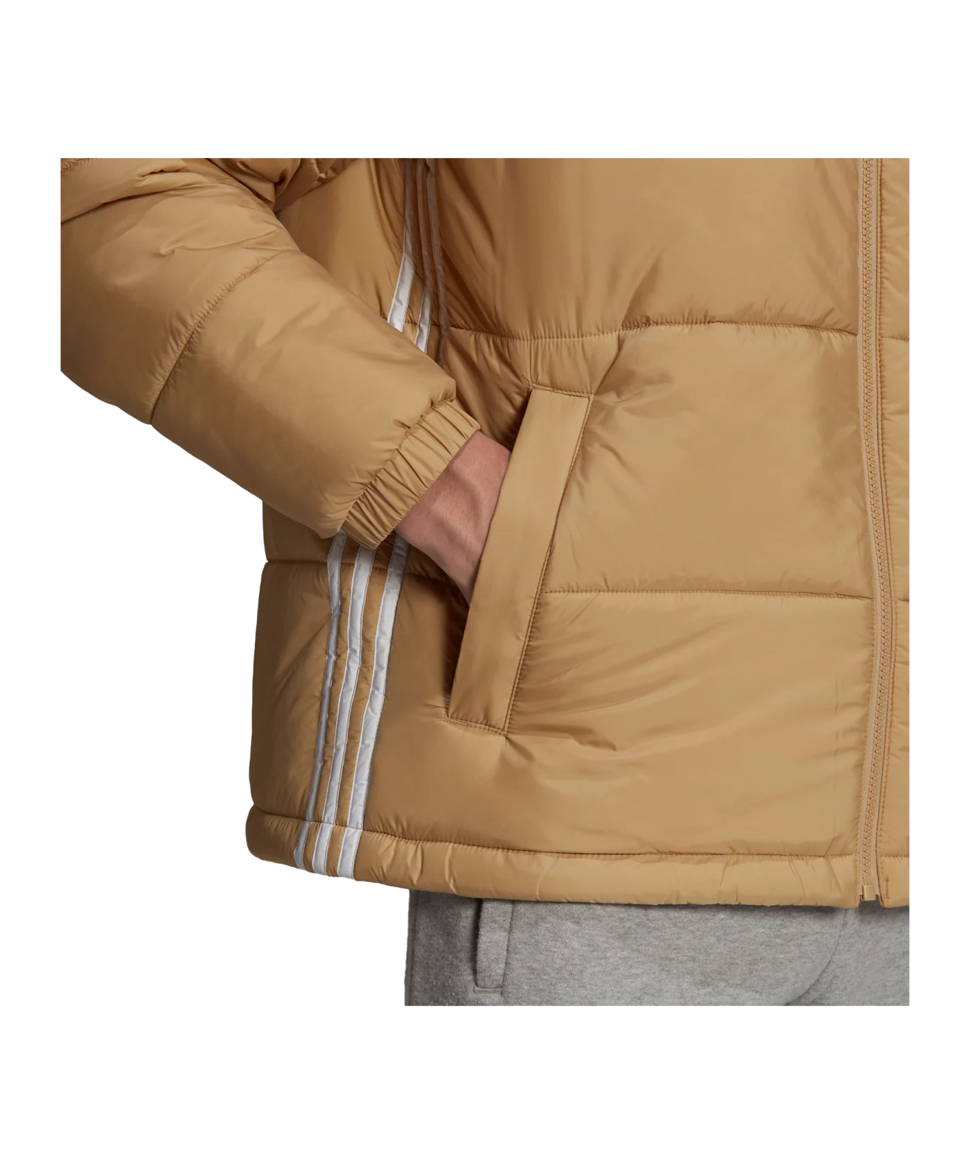 adidas Originals Padded Puffer Jacke Beige