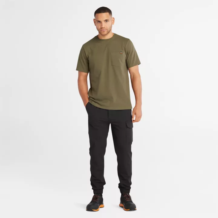 T-shirt à poche Timberland PRO Core pour homme en vert