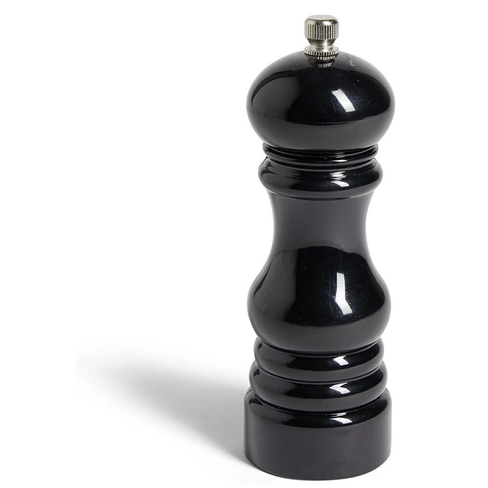 Moulin à poivre en plastique noir H17,5cm