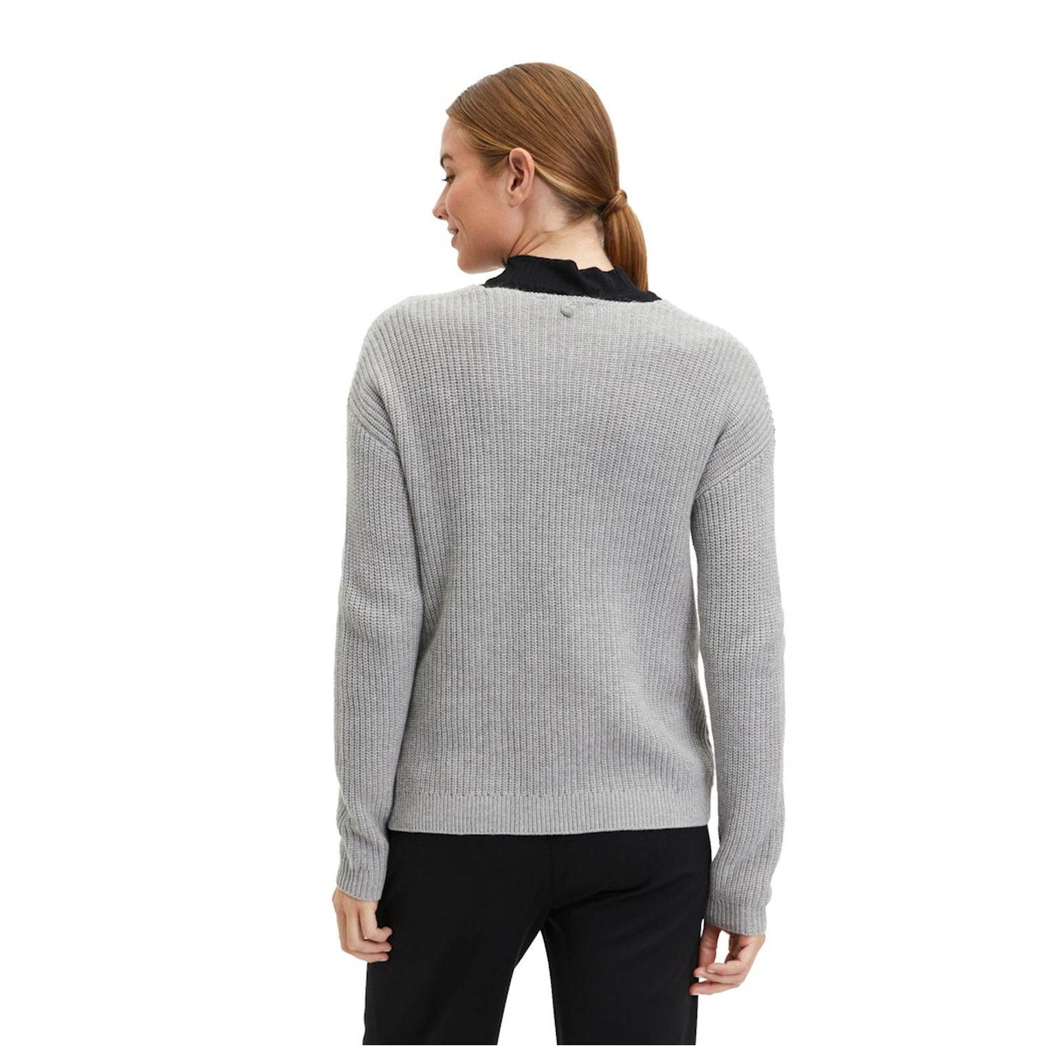 Cartoon Strickpullover Kurz 1/1 Arm