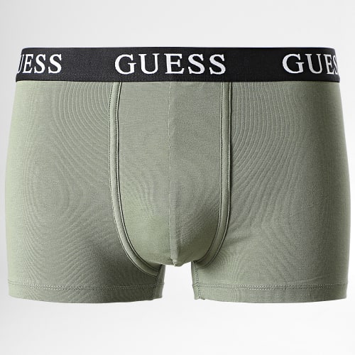 Lot De 3 Boxers U3RG05 Noir Vert Kaki