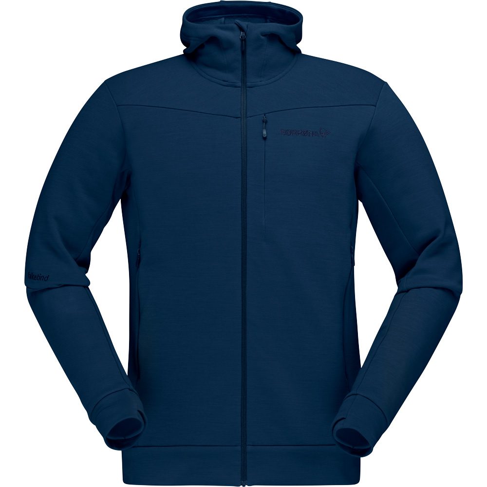 Norrona Falketind Warmwool 2 Hoodie Herren indigo night