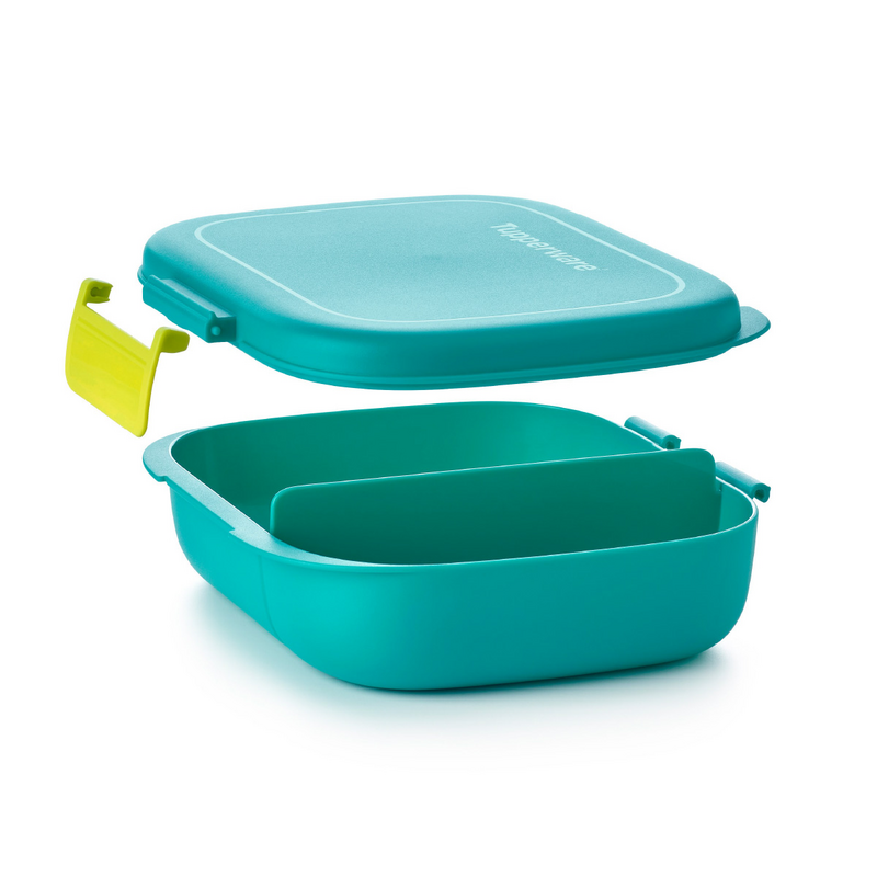 Eco+ 1-2-3 Lunchbox Die Lunchbox mit praktischer Unterteilung und Clip-Verschluss