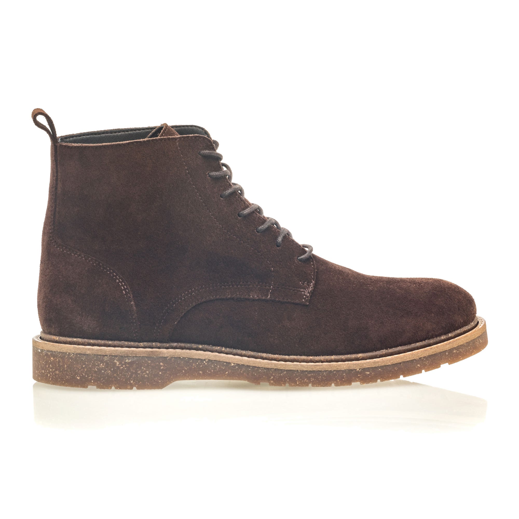Bottines Homme en cuir marron