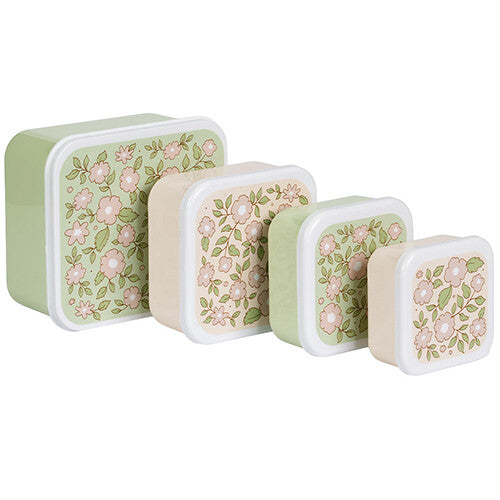 A little lovely company lunchbox set - blossom - 4st