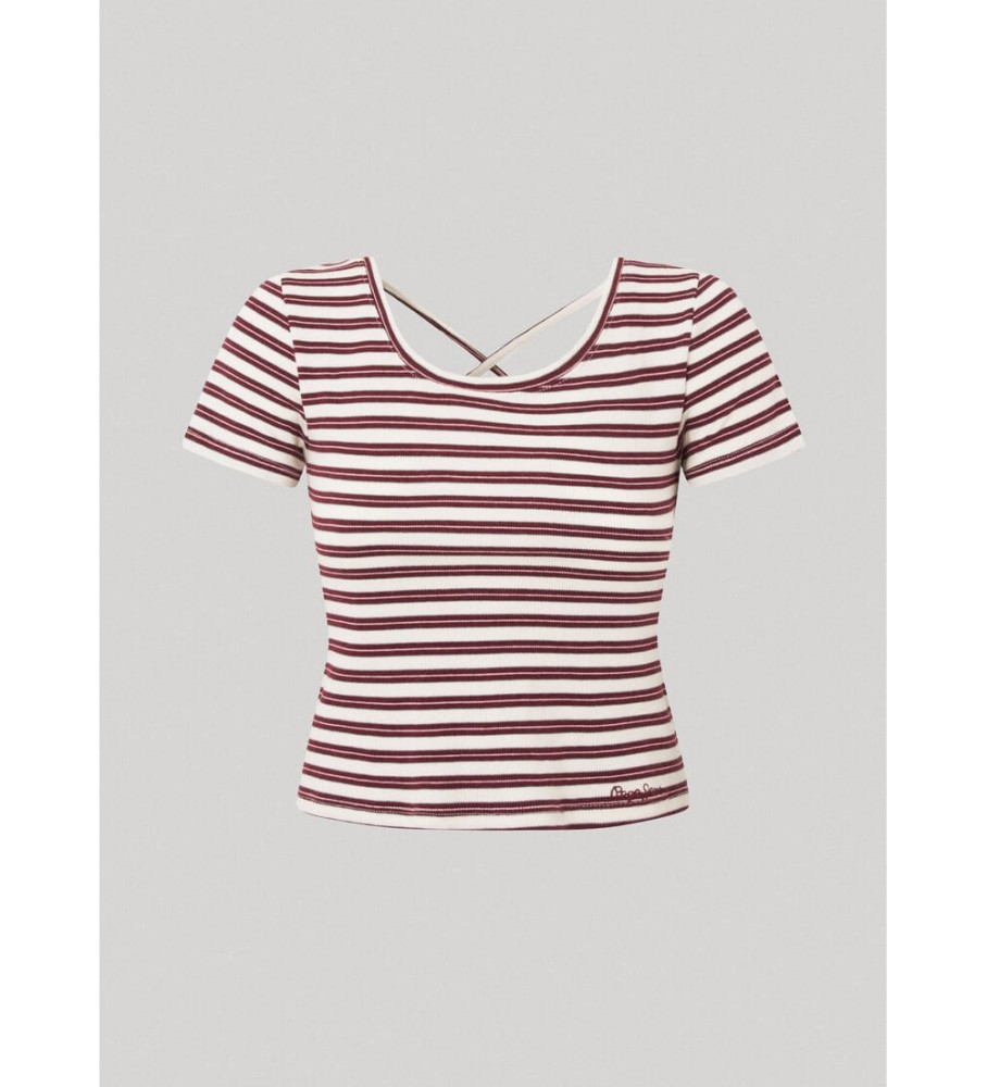 Camiseta Pepe Jeans Bordô Babette