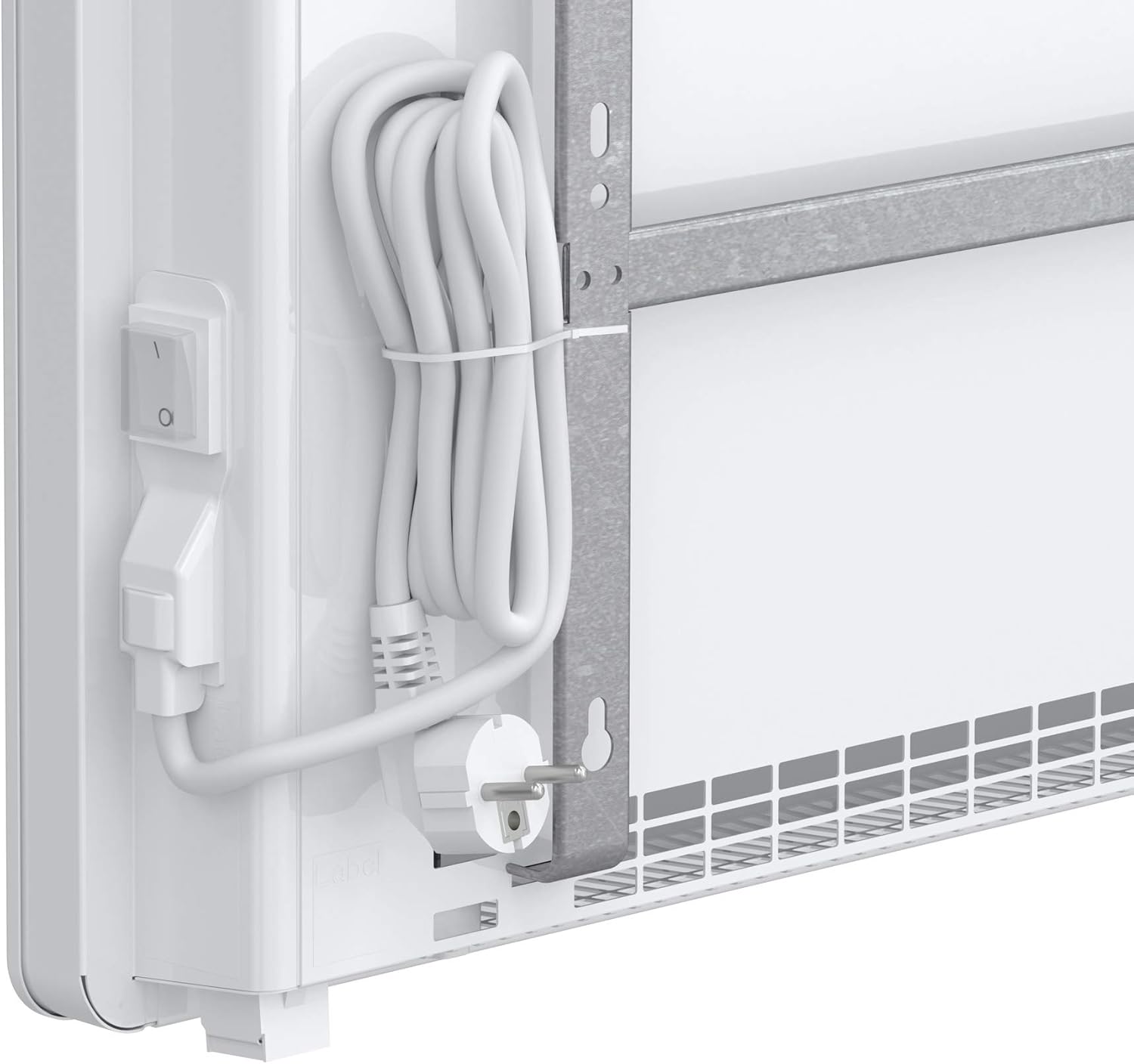 AEG Wandkonvektor WKL 505, Elektroheizung energiesparend, 500 W für ca. 6 m², LCD-Display, Wochenzeitschaltuhr, 236531