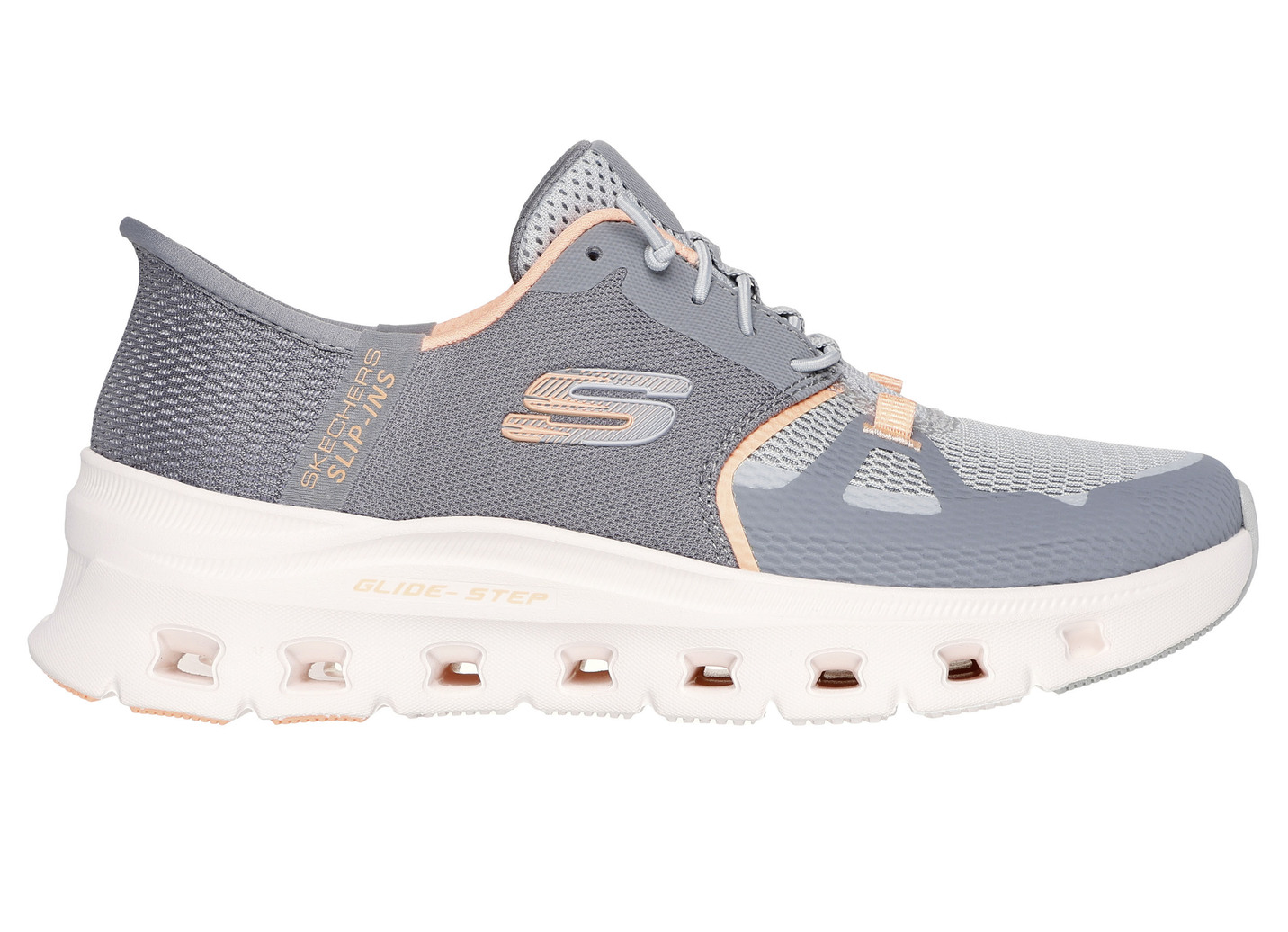 SKECHERS Sneaker mit geformter Slip-Ins Fersenplatte