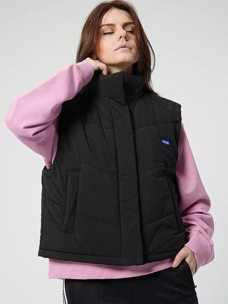 HUGO Steppgilet FALISA schwarz