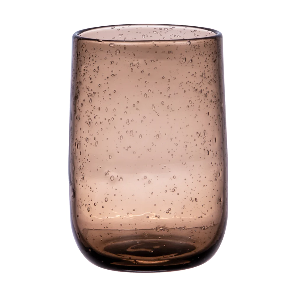 Gobelet Perla Bullé 25 cl brun (lot de 6) Table passion