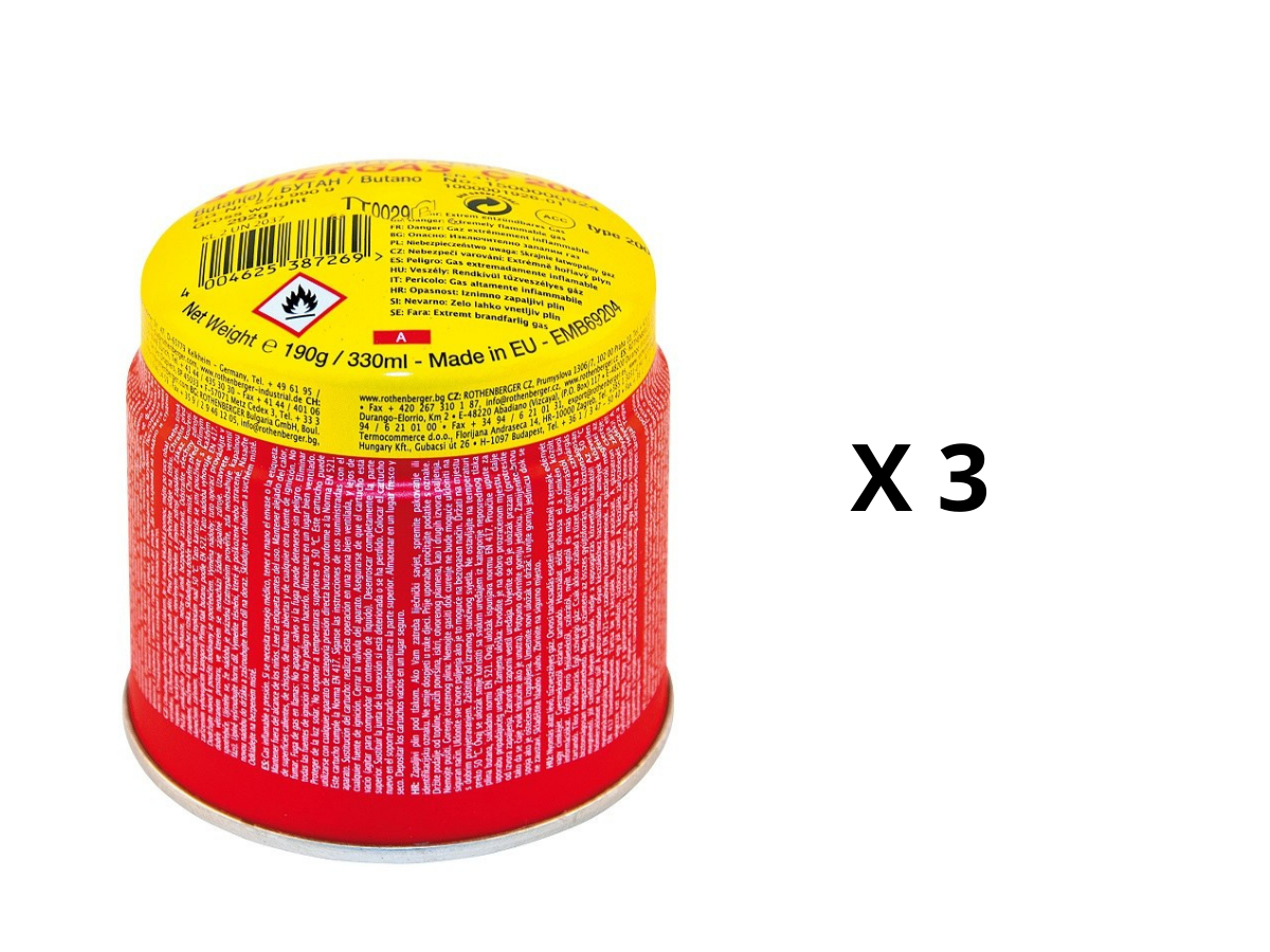 Rothenberger C200 Super gascartridge - Set van 3