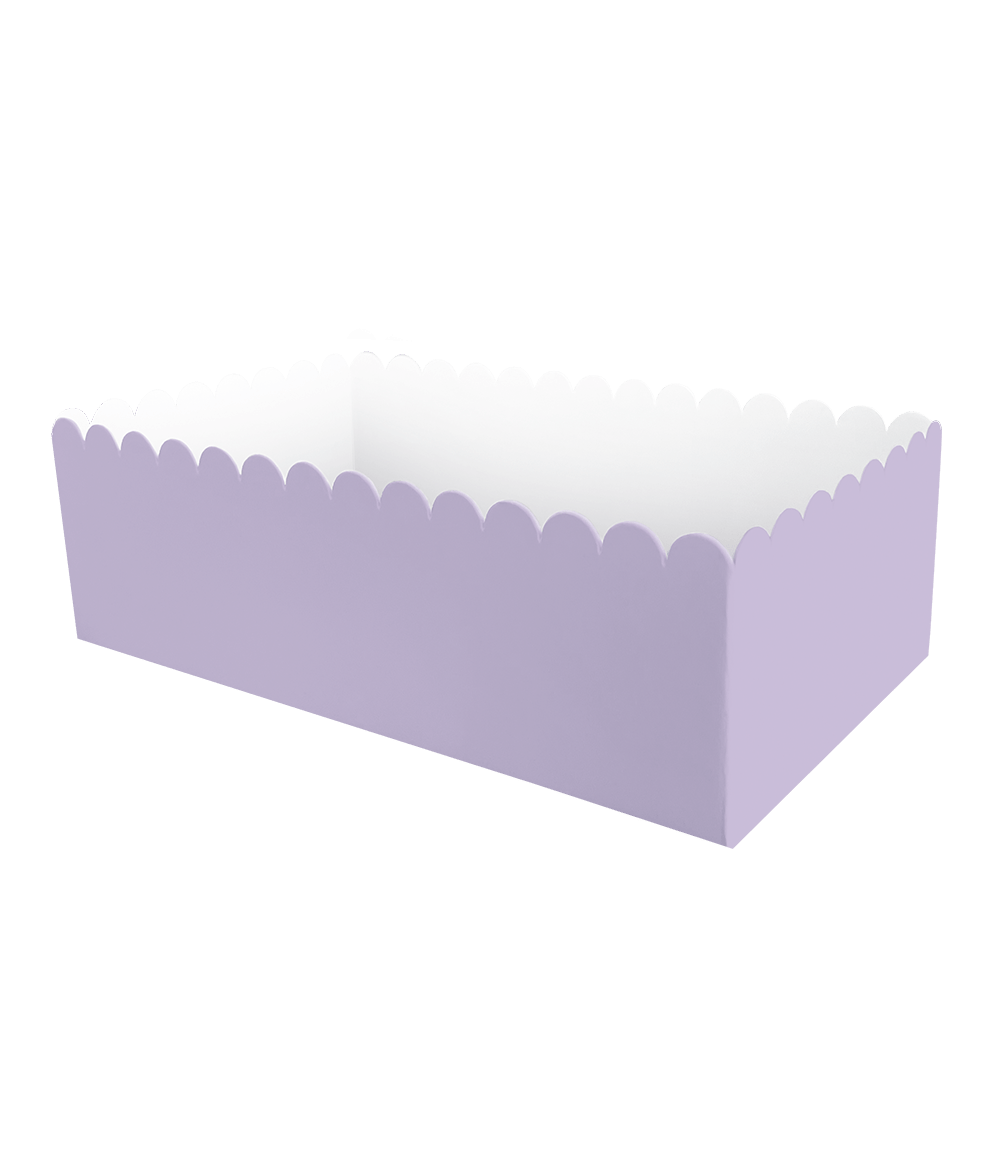 Paarse Snackbakje 12,5cm 8st