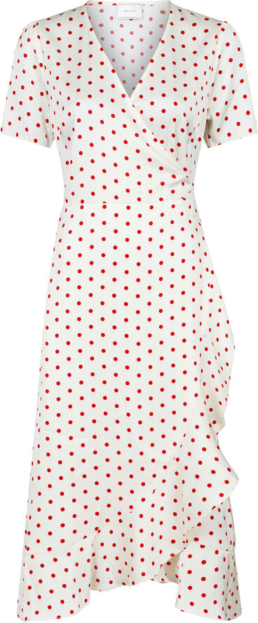 Neo Noir Magga Dot Dress Red