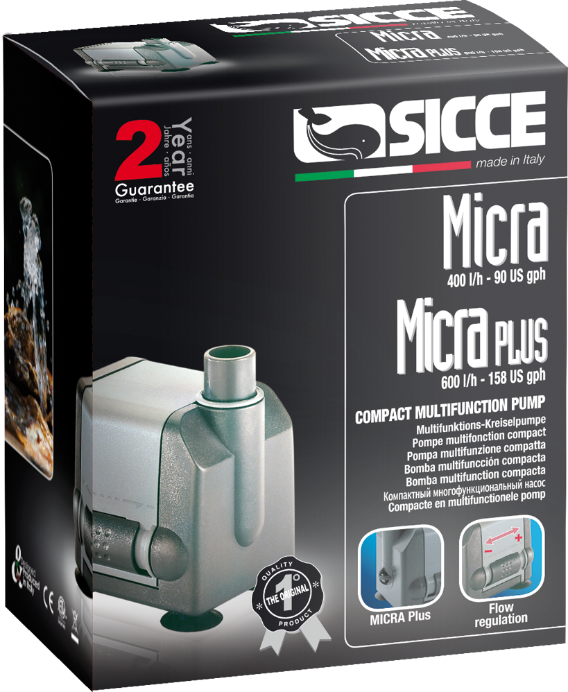 Sicce Micra pomp 400 l/h | Circulatiepomp
