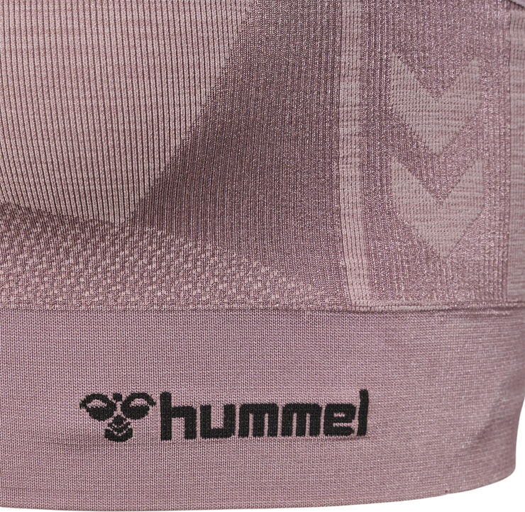 Hummel Clea Seamless sports bh Pink