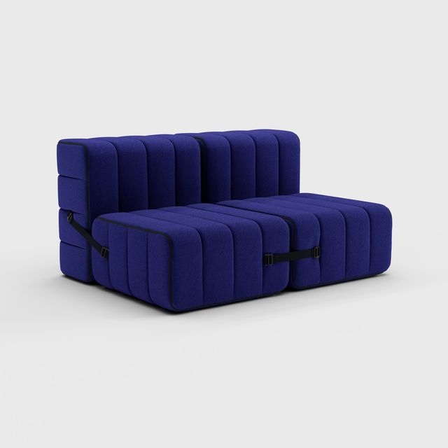 Curt-Set 4 - e.g. Flexibele 2-zitter - Jet - 9605 (blauw)