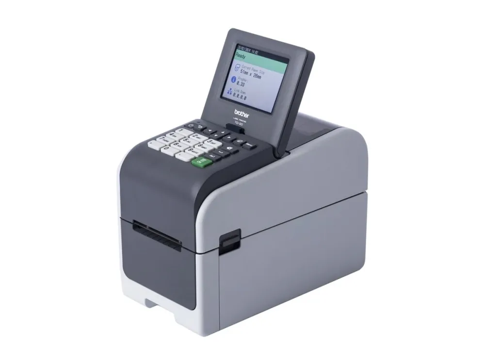 Brother TD-2320DSA300 - Mærkat/kvitteringsprinter - S/H - direkte termisk - Rulle (6,3 cm) - 300 dpi - op til 152.4 mm/sek. - USB 2.0, USB vært, LAN