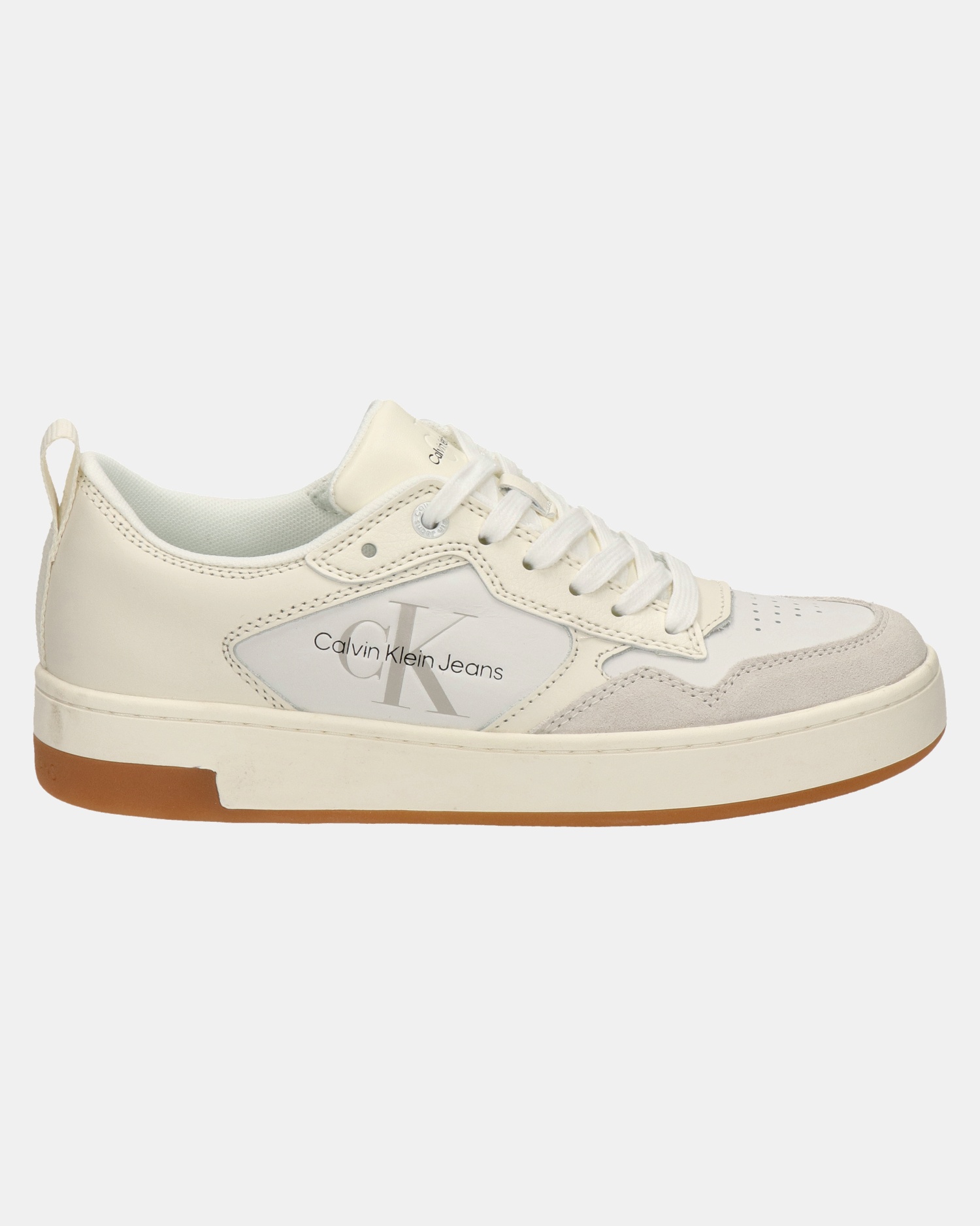 Calvin Klein Basket Cupsole Low Lage sneakers  - wit