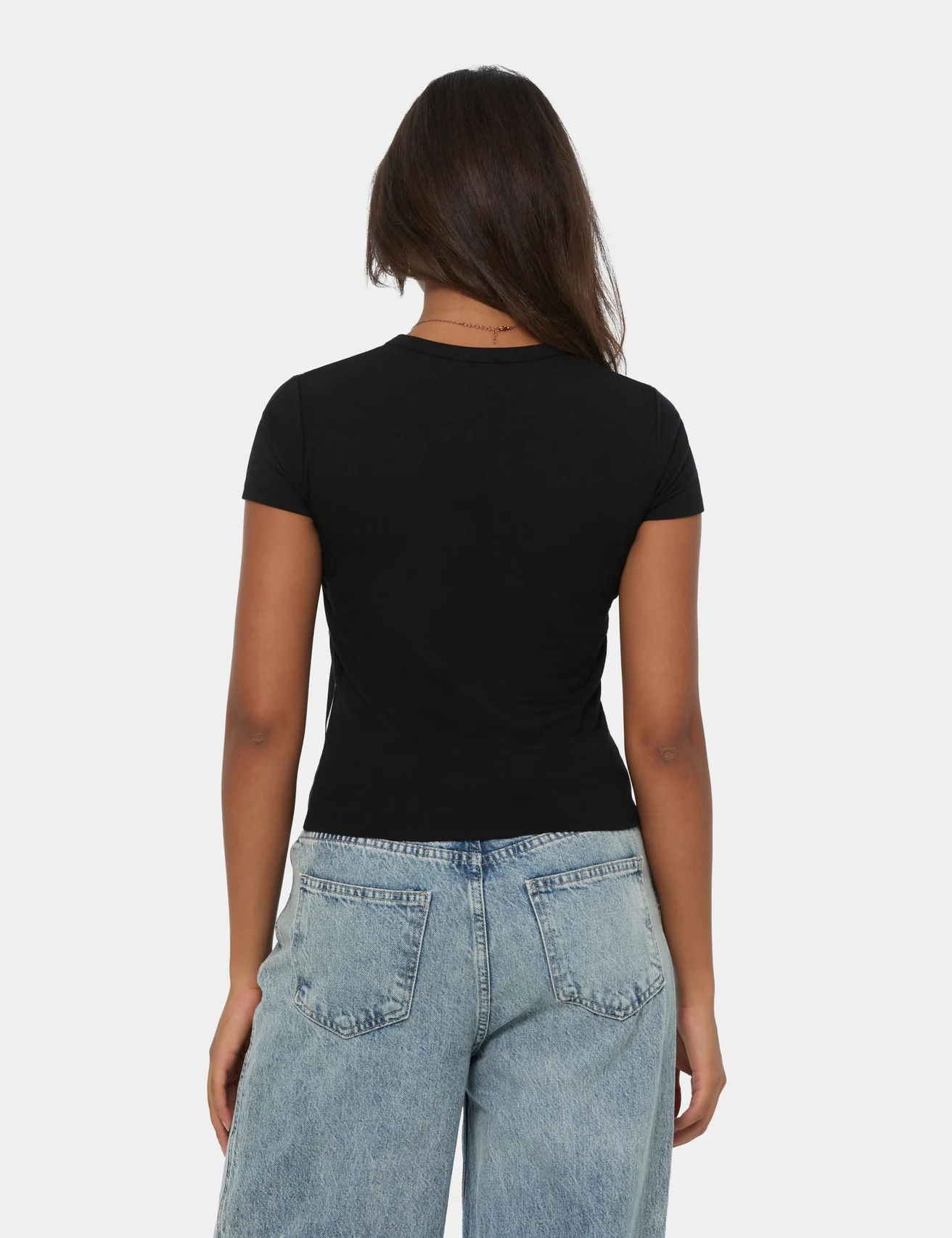 T-shirt à message noir
