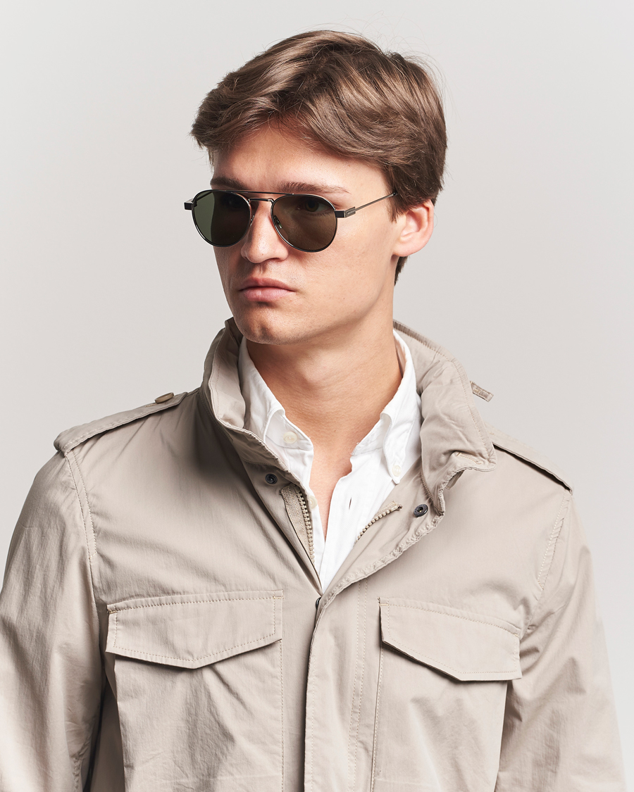 Saint Laurent SL 708 Sunglasses Silver