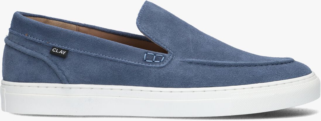 CLAY blauwe clay loafers shn2311