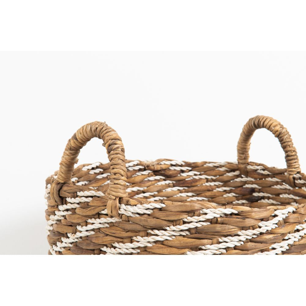 Panier souple elise en jute 35x35cm - cezare
