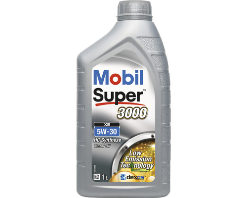 Mobil Super 3000 XE 5W-30 hoogwaardige motorolie, 1 L
