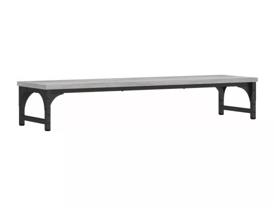 Support de moniteur sonoma gris 85x23x15,5 cm bois d'ingénierie