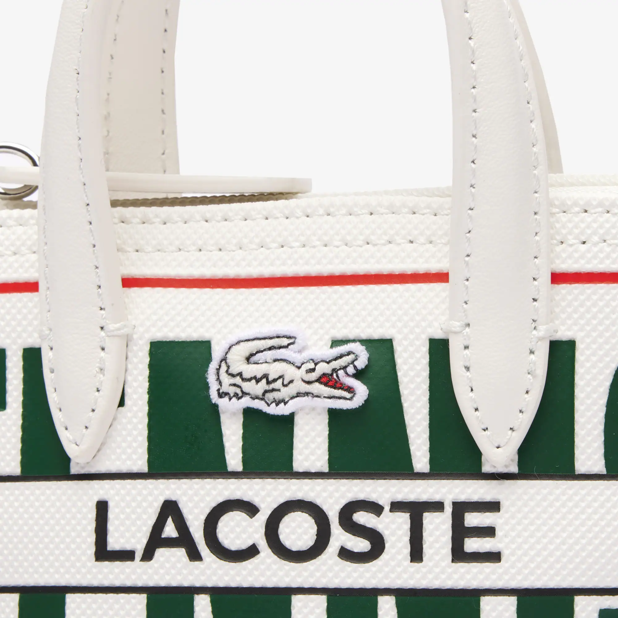 L.12.12 Tote Bag aus Canvas Mini Geldbörsen & Kleinlederwaren - Weiss - Lacoste - Damen