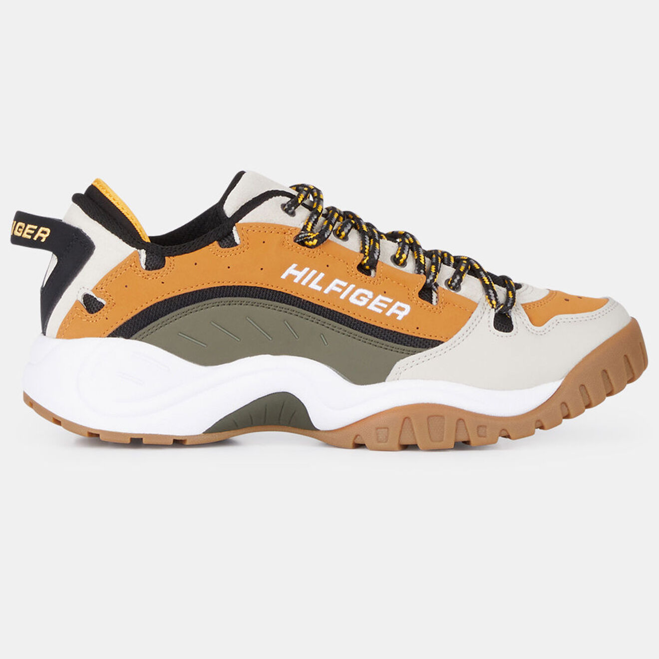 Tommy Hilfiger Baskets en Cuir Key Look Heritage beige/camel