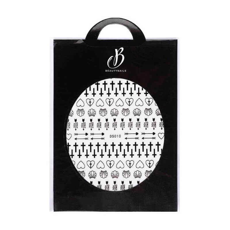 Sticker elastique element noir Beauty Nails