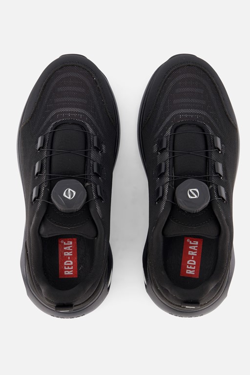 Red-Rag Sneakers zwart Textiel