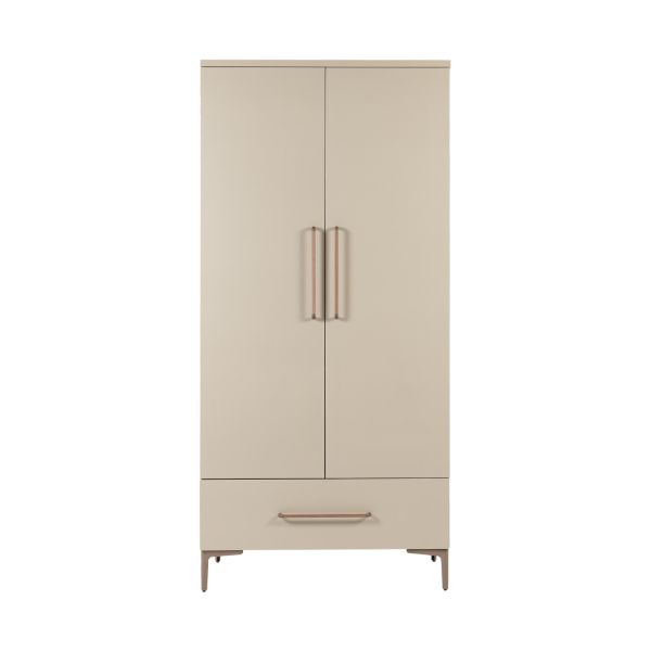 TWF Ledikant 60 x 120 - Commode 3 Laden - Hanglegkast 2 Deuren 1 Lade Salerno Metaal