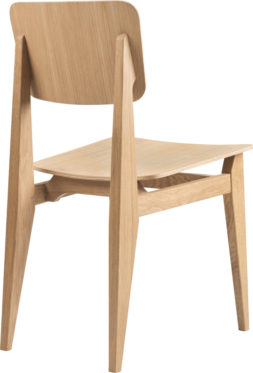 Gubi C-Chair stoel fineer oak oiled