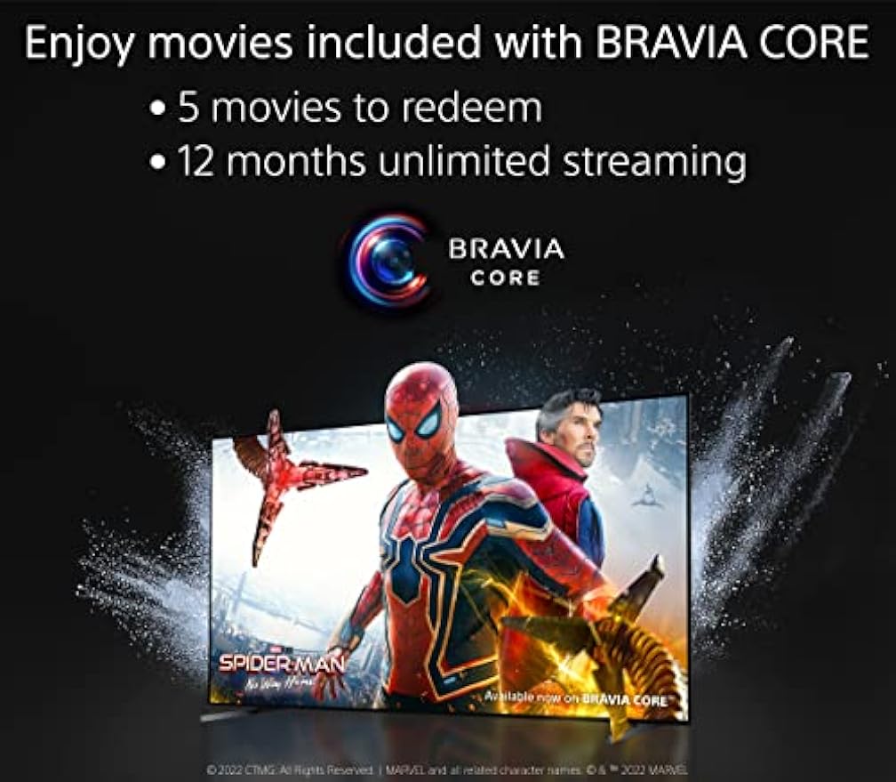 TV Sony 4K Ultra HD de 65 polegadas Série X95K: BRAVIA XR Mini LED Smart Google TV com Dolby Vision HDR e recursos exclusivos para o Playstation® 5 XR65X95K - Modelo 2022