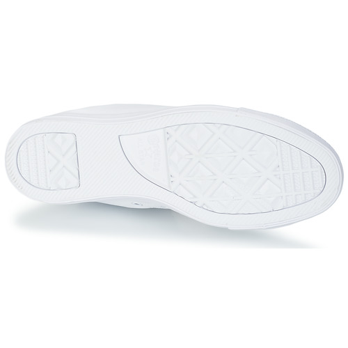Converse - CHUCK TAYLOR ALL STAR LEATHER HI - Blanc