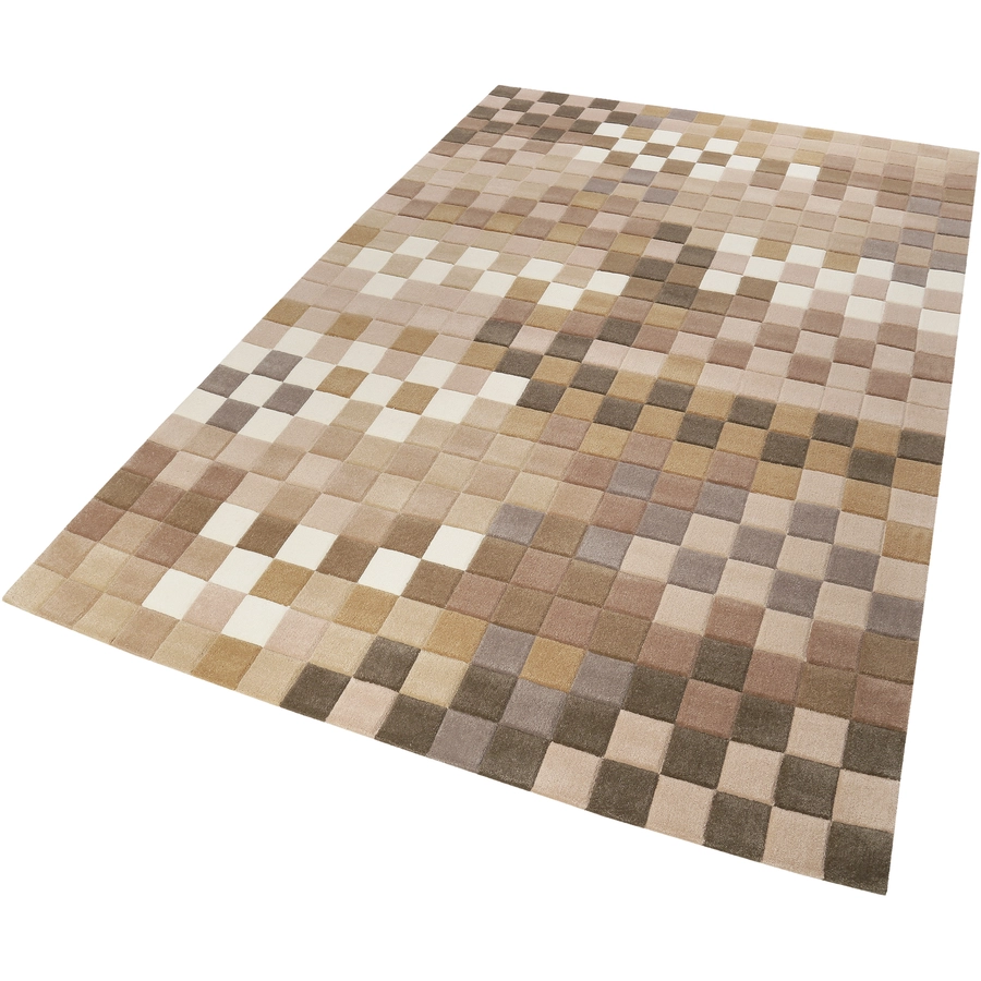 Esprit Kurzflorteppich Pixel beige