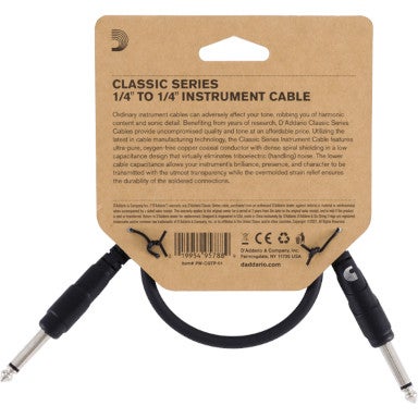 D'Addario PW-CGTP-03 Classic Series Patch Cable 90 cm
