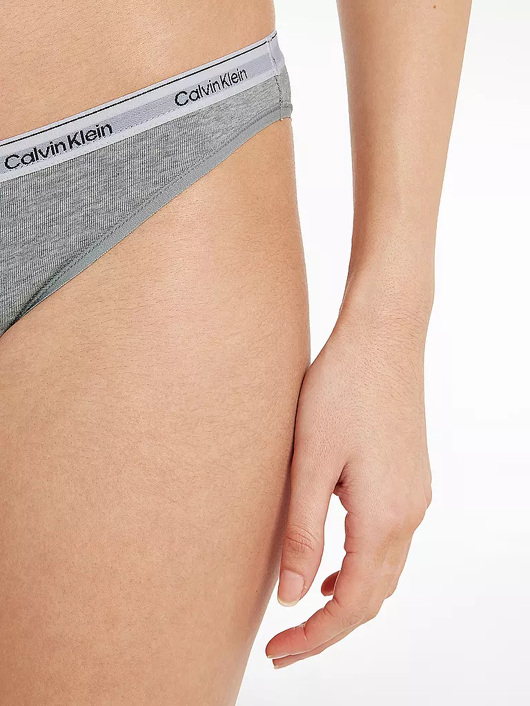 CALVIN KLEIN Slips 3er Pkg. multi  grau