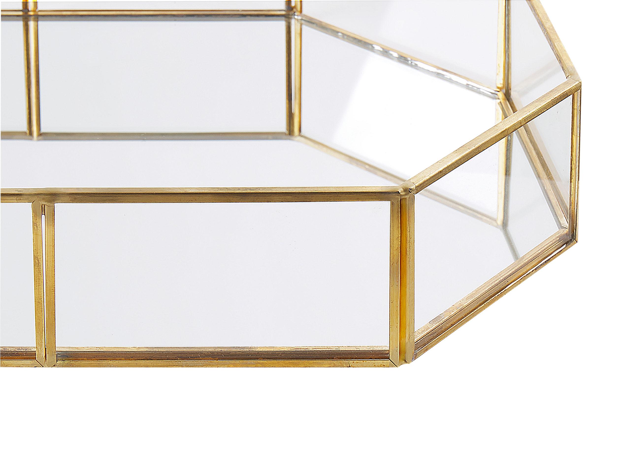 Decoratief dienblad CHABRIS Glas Goud