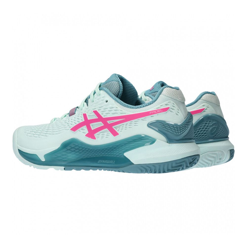 Asics GEL-RESOLUTION 9 PADEL - Chaussures de padel Femme soothing sea/hot pink
